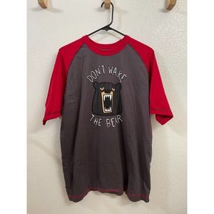 LAZY ONE Don't Wake The Bear T-Shirt Size Large